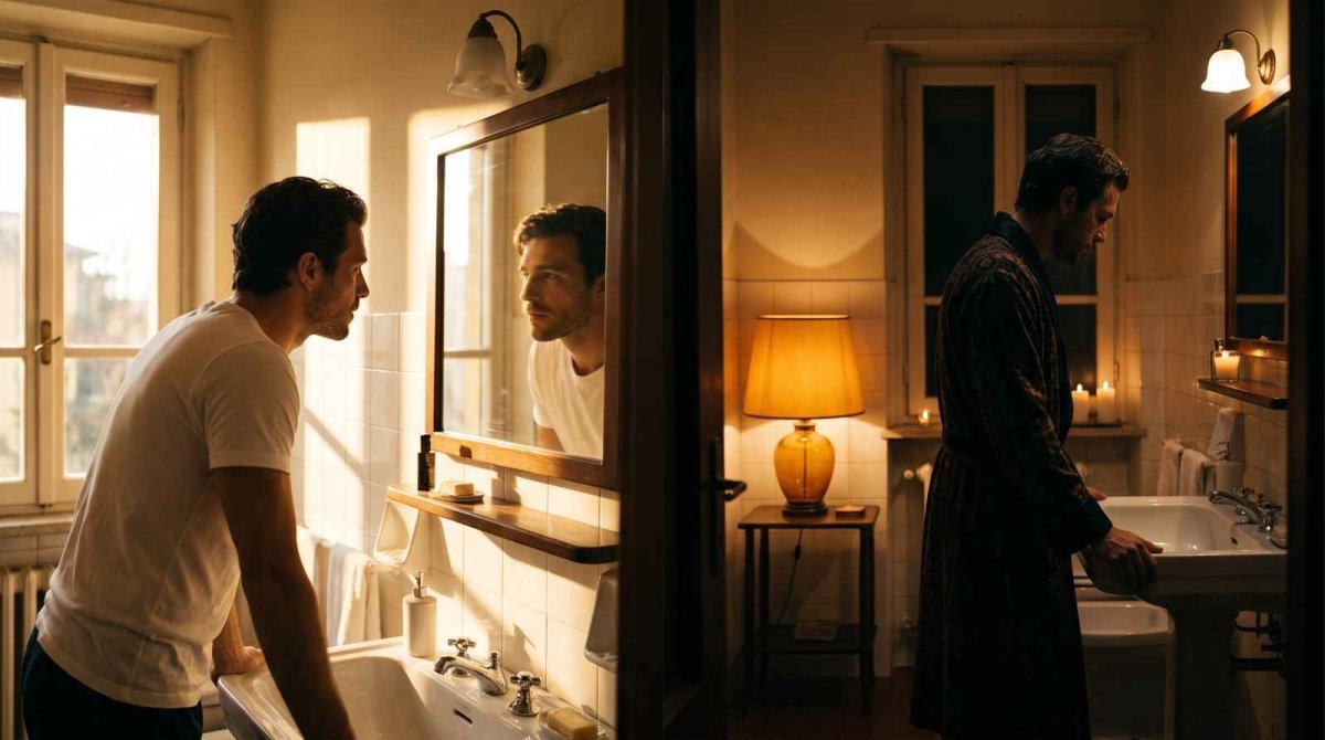 Routine skincare da uomo: mattina vs sera (cosa cambia davvero) - Desiros
