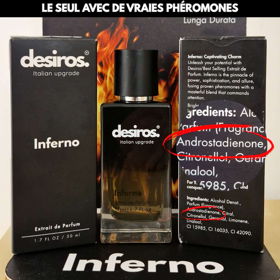 Desiros Inferno Parfum Aux Phéromones 2.0 - Desiros