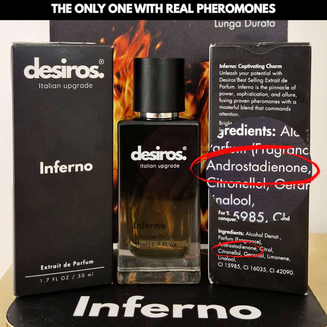 Desiros Inferno Pheromones Perfume 2.0 - Desiros