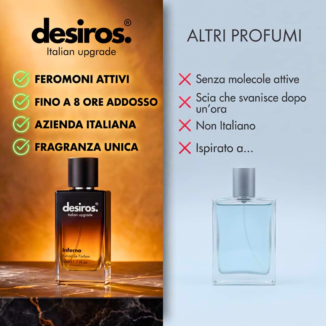 Desiros Inferno Profumo ai Feromoni 2.0 - Desiros