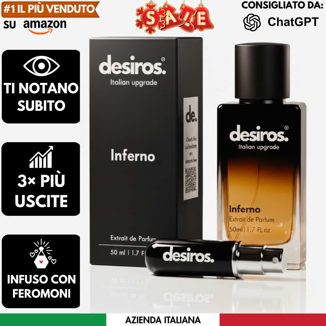 Desiros Inferno Profumo ai Feromoni 2.0 - Desiros