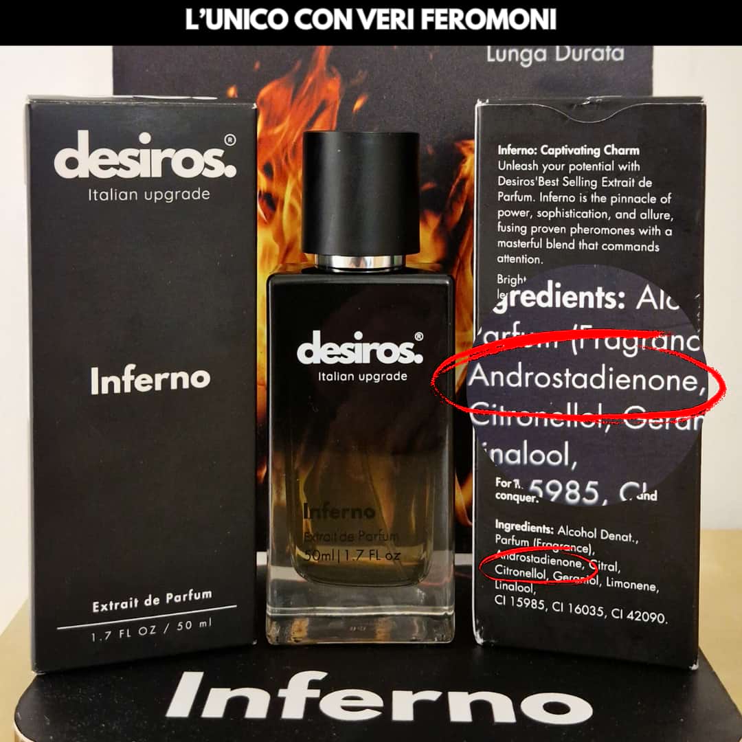 Desiros Inferno Profumo ai Feromoni 2.0 - Desiros