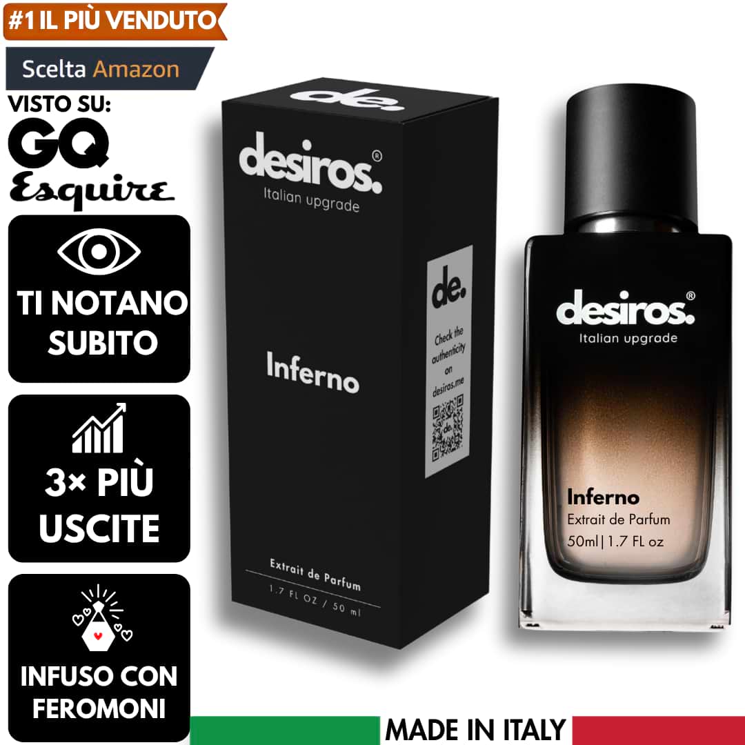 Desiros Inferno Pheromone Perfume 2.0 - Desiros