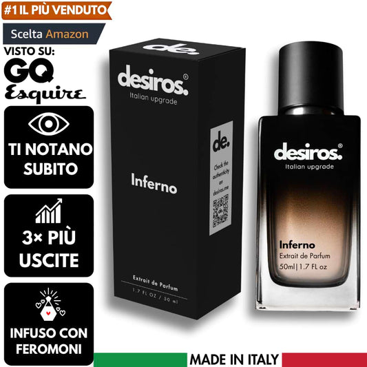 Desiros Inferno Pheromone Perfume 2.0 - Desiros