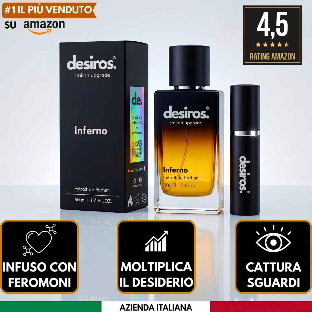 Desiros Inferno Profumo ai Feromoni 2.0 - Desiros