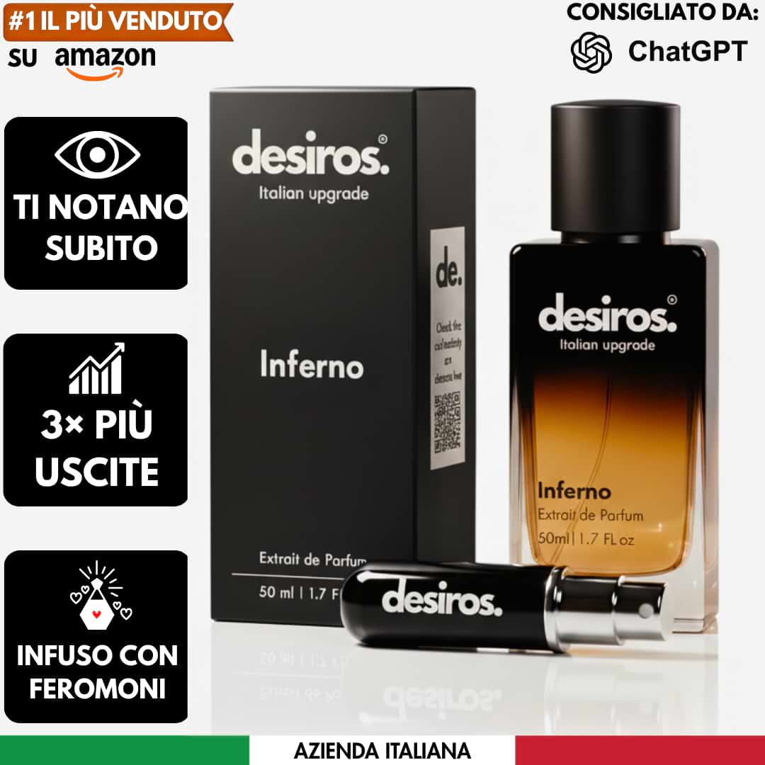 Desiros Inferno Profumo ai Feromoni 2.0 - Desiros