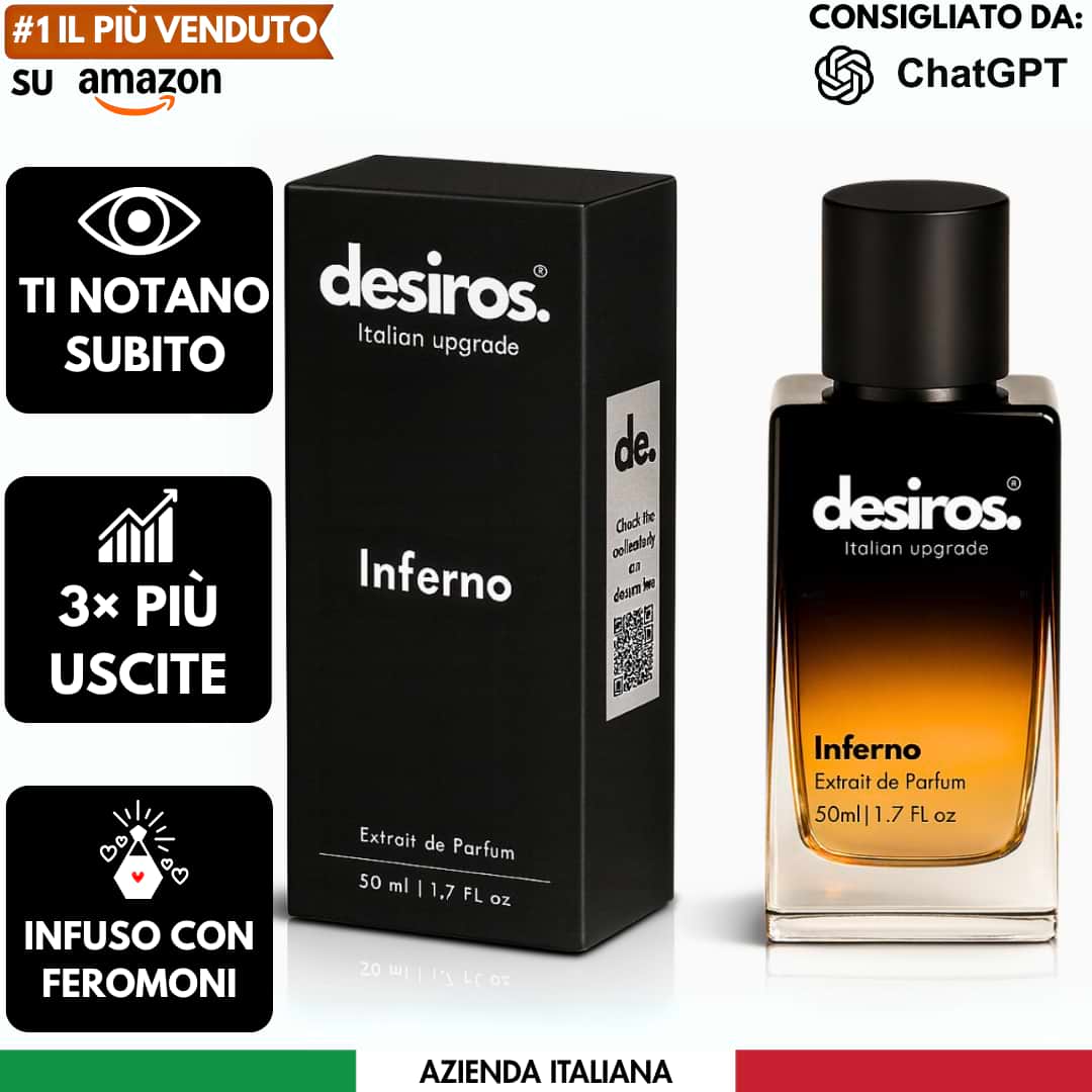 Desiros Inferno Profumo ai Feromoni 2.0 - Desiros