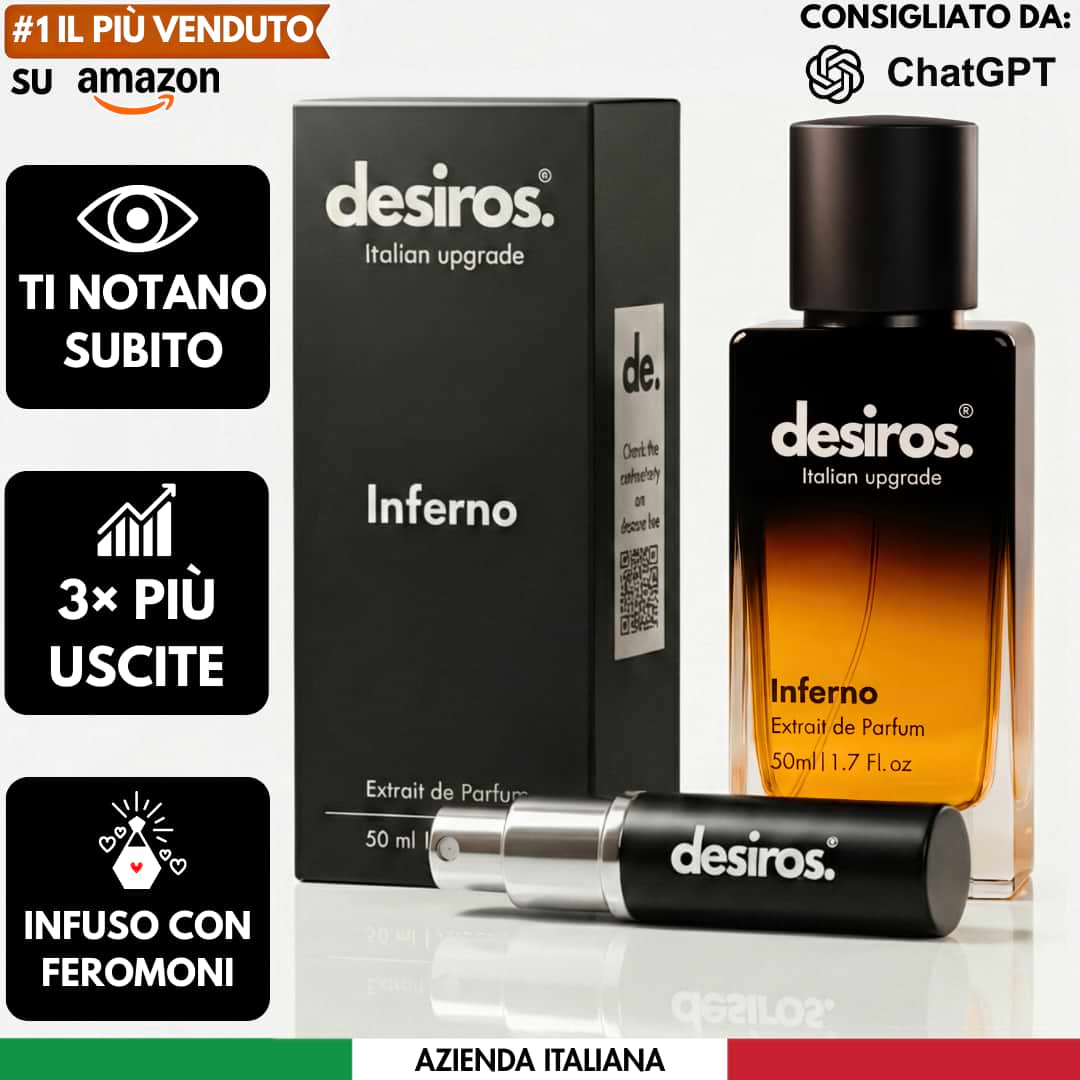 Desiros Inferno Profumo ai Feromoni 2.0 - Desiros