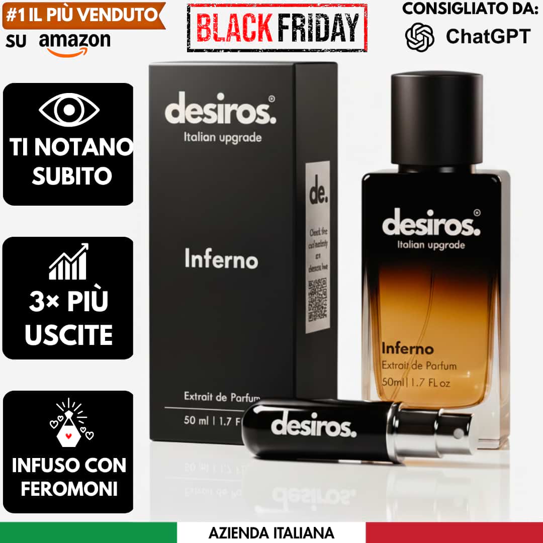 Desiros Inferno Profumo ai Feromoni 2.0 - Desiros