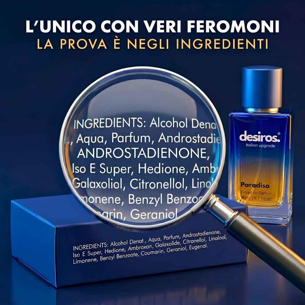 Desiros Paradiso Profumo ai Feromoni - Desiros